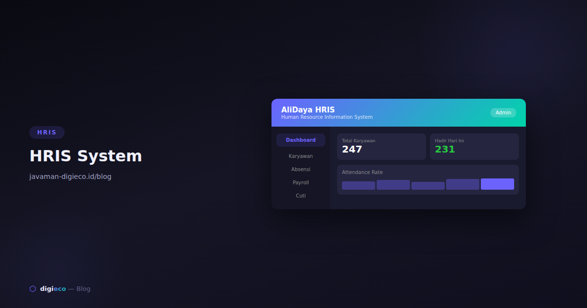 Apa itu HRIS? Manfaat Sistem HRIS untuk Perusahaan Modern